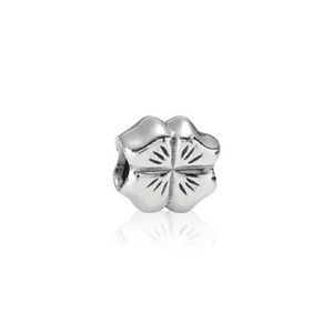Authentic pandora four leaf clover charm silver
